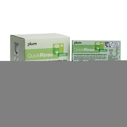Plum Quickrinse Eye Wash Ampoules With Sterile Sodium Chloride Solution