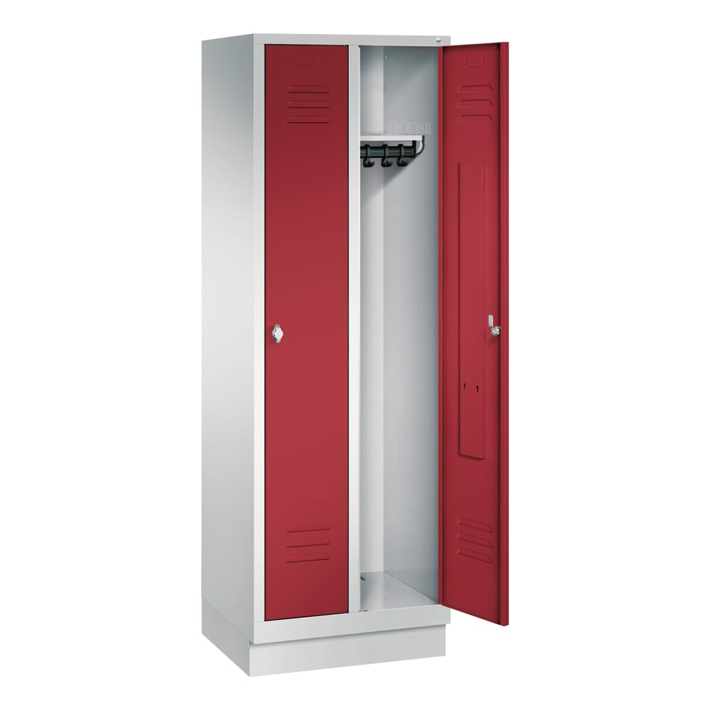 Metal Clothes Locker With 2 Compartments   Available In Different Colours