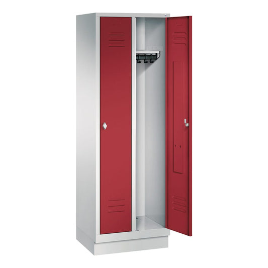 Metal Clothes Locker With 2 Compartments   Available In Different Colours