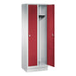 Metal Clothes Locker With 2 Compartments   Available In Different Colours