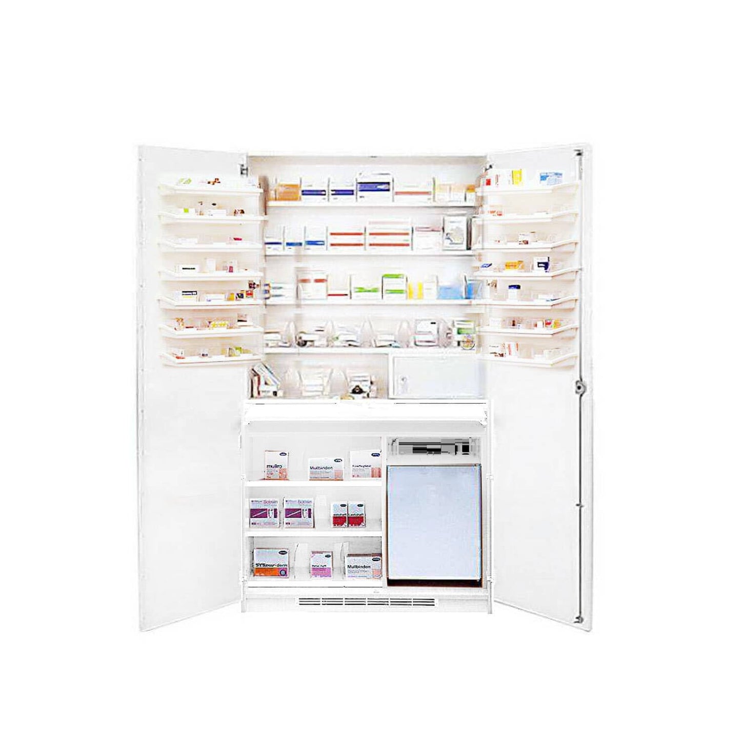 Medicine Cabinet With Pull-Out Shelf In Cabinet Width