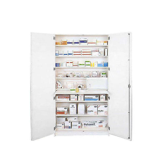 Medicine Cabinet With Pull-Out Shelf In Cabinet Width