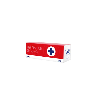 HSE First Aid Dressing - 18cm x 18cm - Large - Boxed - EconoMed