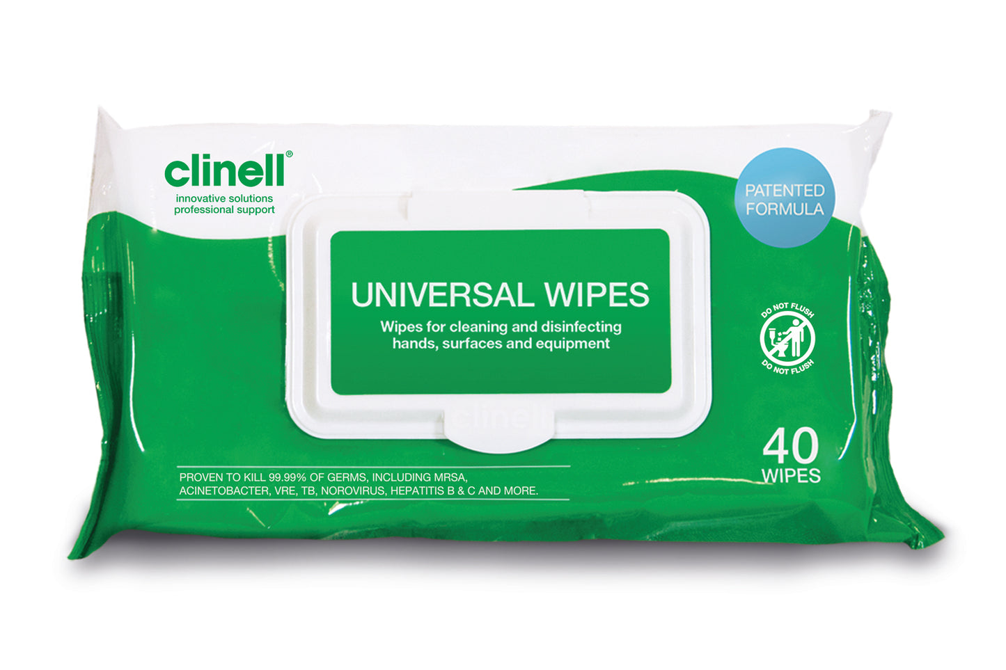 Clinell Universal Wipes - 40 wipes - EconoMed