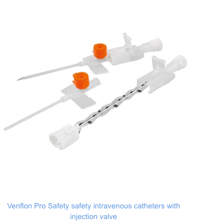 Venflon Pro Safety 16G, 1.8 x 45mm, Grey - EconoMed