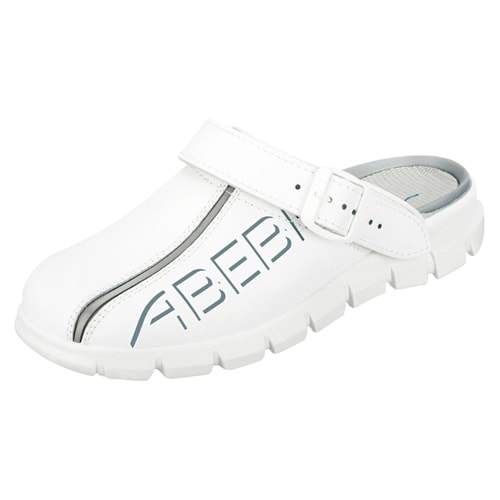 Leather Clogs «Dynamic» With Foldable And Adjustable Heel Strap