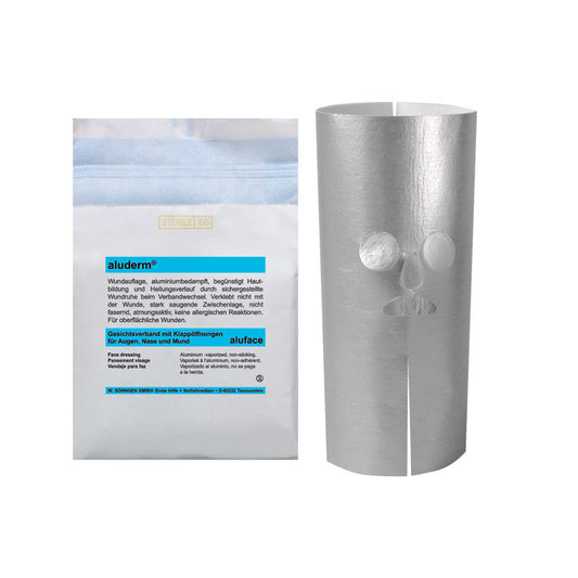 Aluderm Aluface Face Mask For Covering Larger Facial Injuries