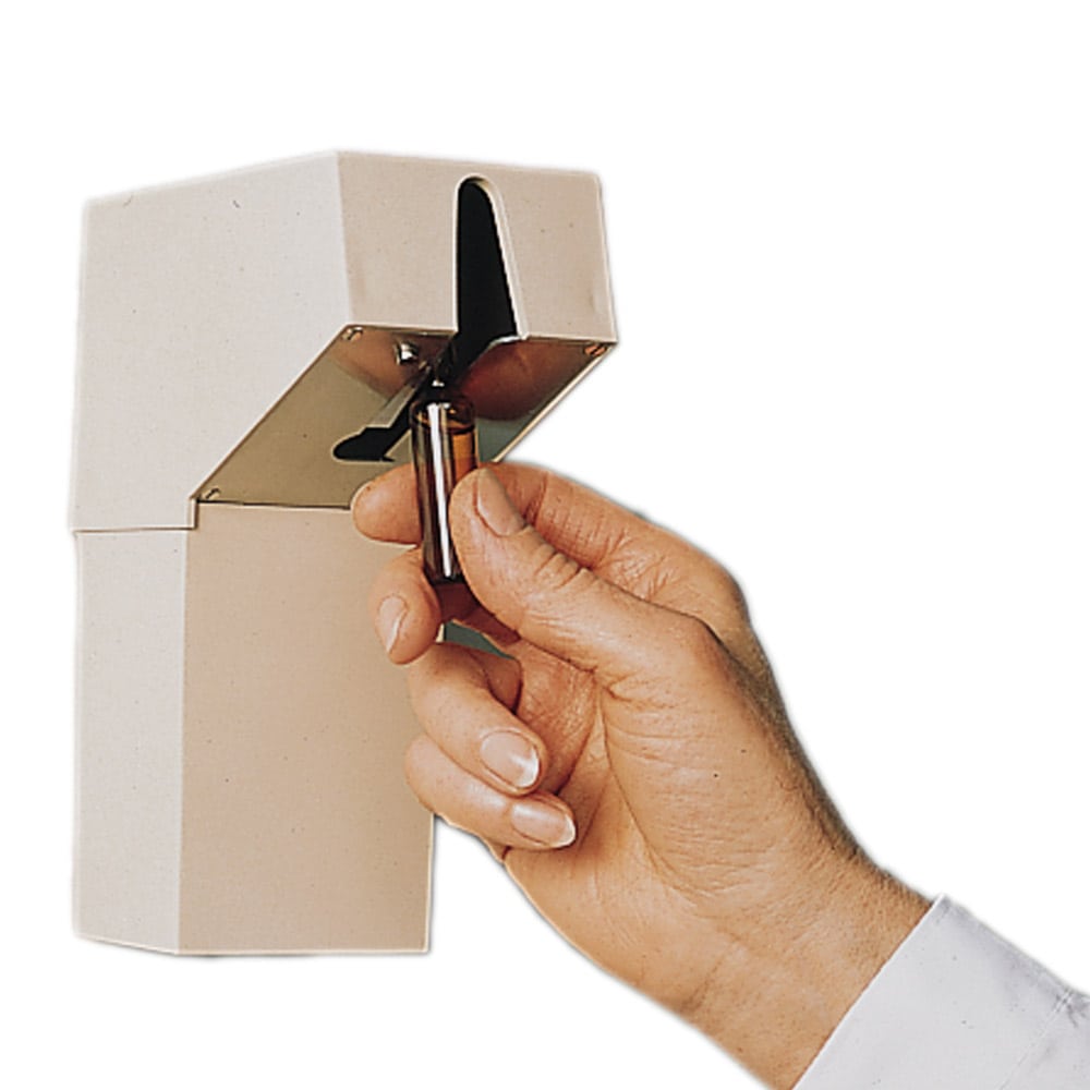 Ampoule Opener For Wall Mounting With Diamond File And Collection Container