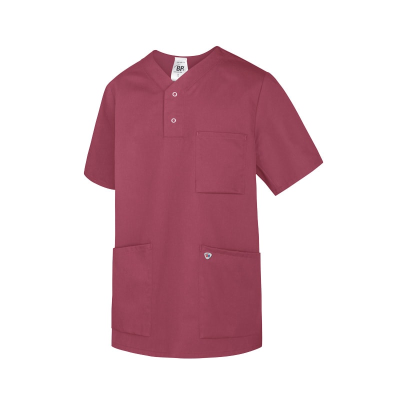 Unisex Pullover Scrub Top From Bierbaum-Proenen With 2 Spacious Side Pockets And 1 Breast Pocket
