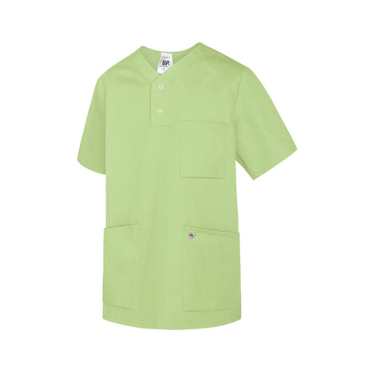 Unisex Pullover Scrub Top From Bierbaum-Proenen With 2 Spacious Side Pockets And 1 Breast Pocket