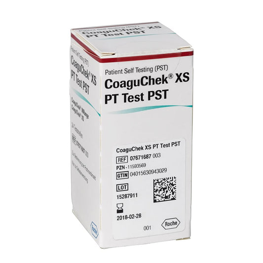 Coaguchek Xs Pt Test   Pst Test Strips With Fast Measurement Result