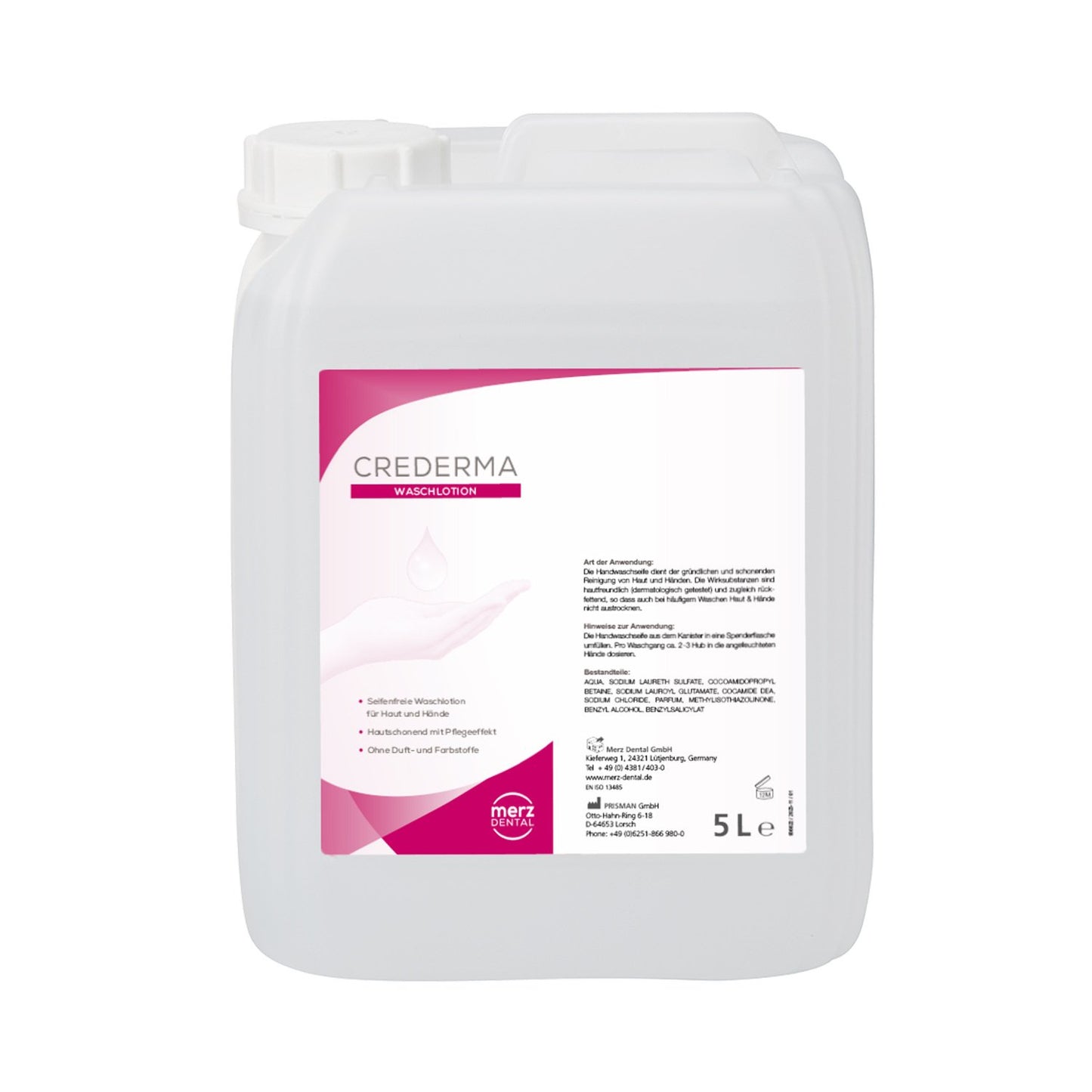 Crederma Wash Lotion With Skin-Friendly Ph Value