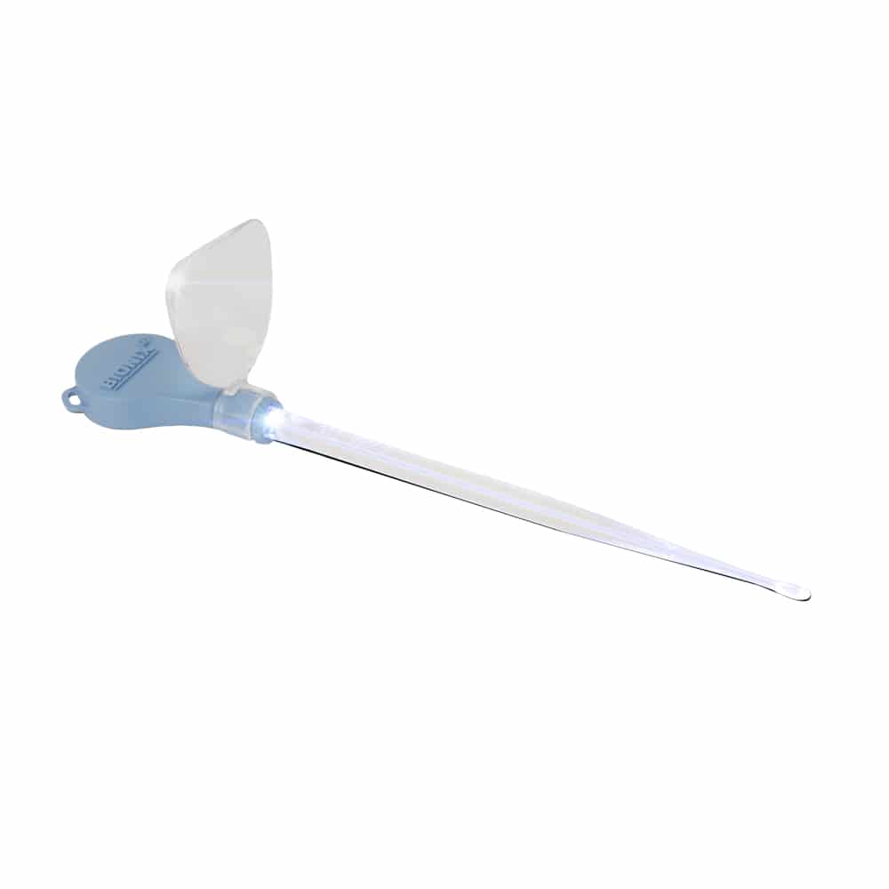 Bionix Ear Curette Including Light Source For Optimal Illumination Of The Auditory Canal