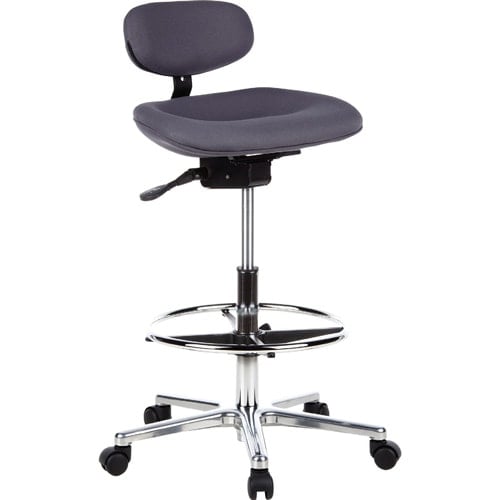 Ergonimic Swivel Stool With Backrest