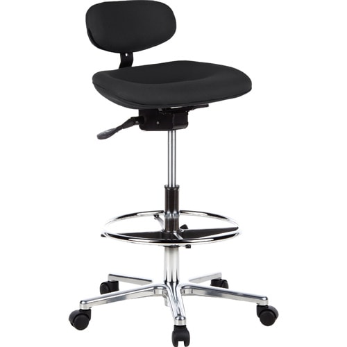 Ergonimic Swivel Stool With Backrest