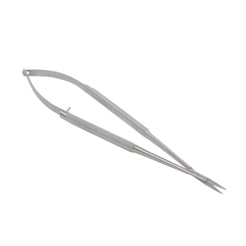 Spring-Loaded Scissors With Strongly Structured   Thickened Grip Area