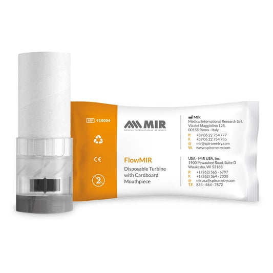 Flowmir Disposable Turbines Including Mouthpiece   Highly Precise And Economical