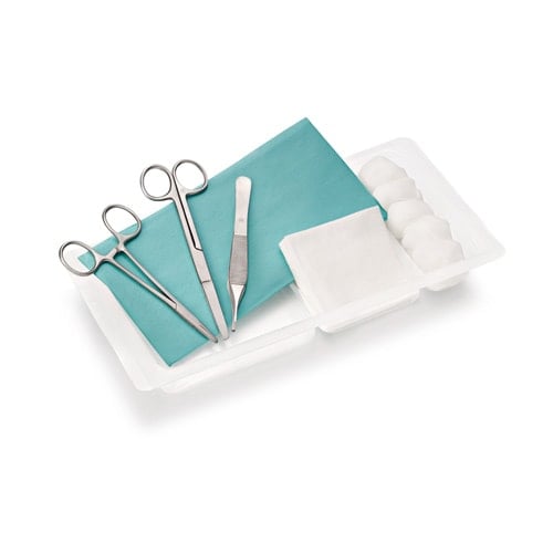 Suture Set I Combiset From Hartmann For Wound Care Using Surgical Suture