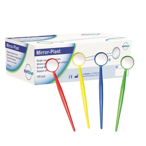Disposable Dental Mirrors   100 Pieces