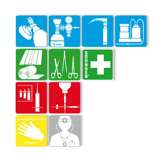 Pictogram Series <<Emergency Medicine>> - Self-Adhesive