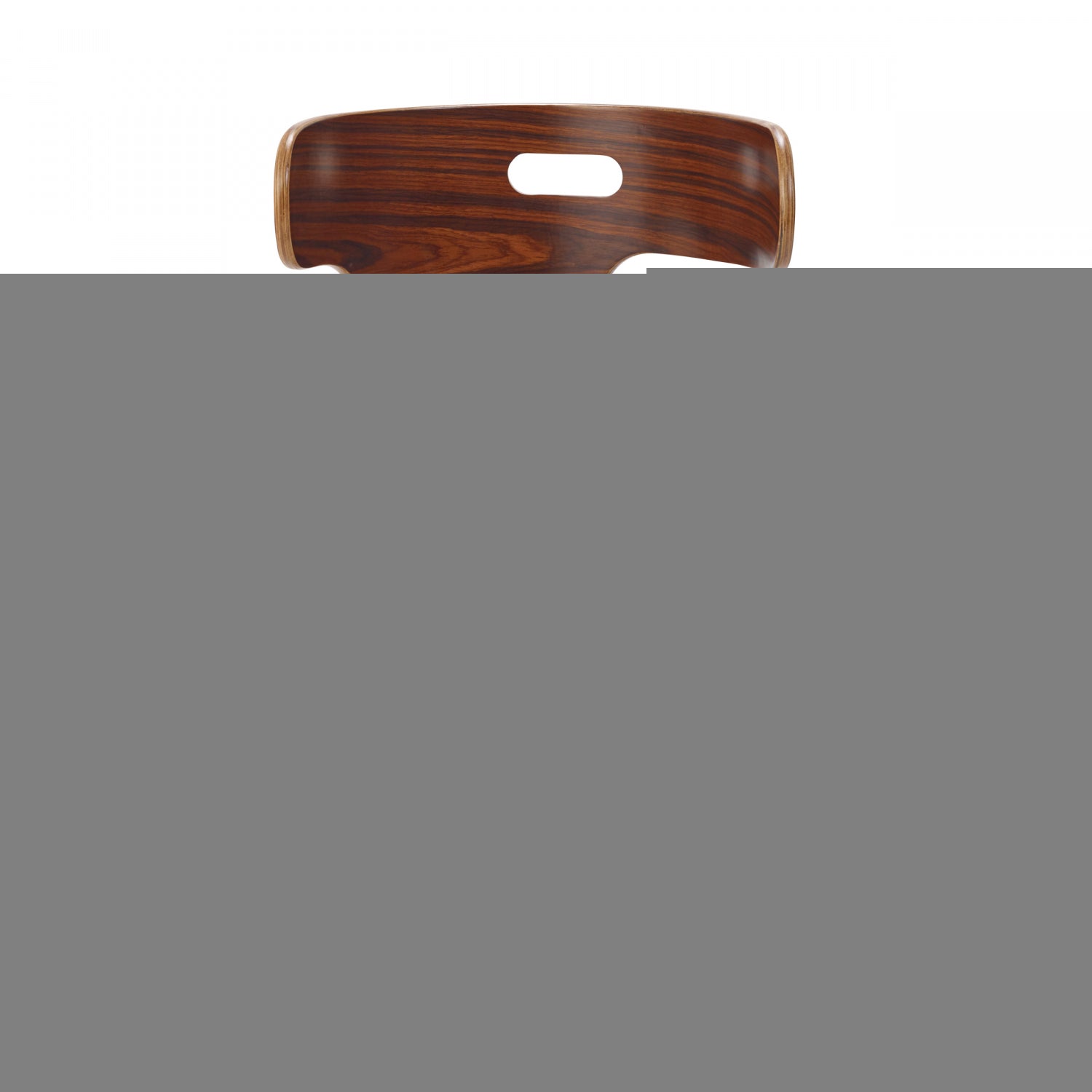 Designer Swivel Chair With Genuine Leather Upholstery