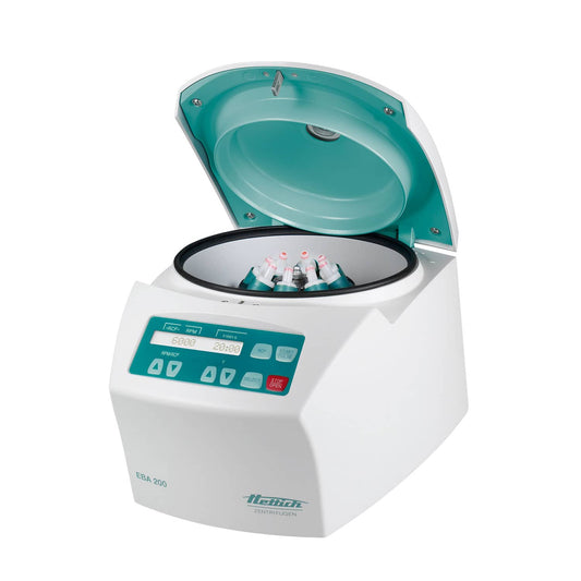 Hettich Eba 200 Benchtop Centrifuge - Compact Design: 22.8 X 26.2 X 35.2 Cm   Approx. 8 Kg